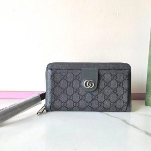 replica gucci ophidia gg wallet grey