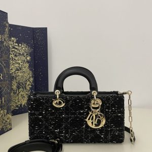replica dior lady d joy large bag wool