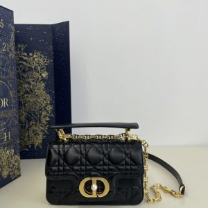 replica dior jolie top handle black