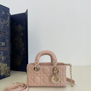 replica dior lady d joy mini bag pink