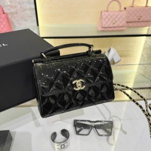 replica chanel 23 patent box bag