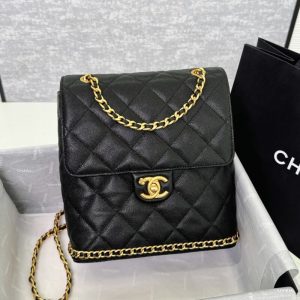 replica chanel camellia backpack