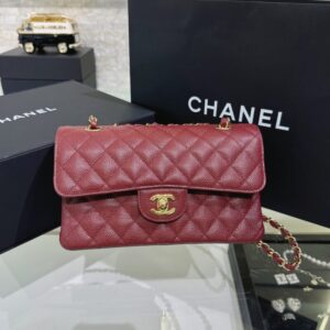 replica chanel classic flap 23cm red