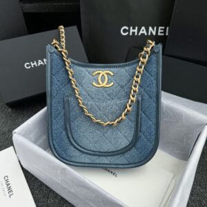 replica chanel 23s hobo denim